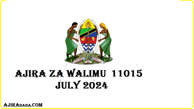 SERIKALI Yatangaza Ajira 11015 za Walimu JULY 2024 | Government Announces 11015 Teaching Jobs